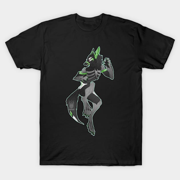 Ajax Jackal Floating T-Shirt by TwilightSaint